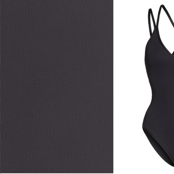 L Space Dakota Ribbed Black One Piece Size 10 - Picture 5 of 8